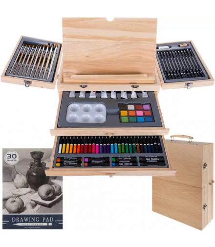 Zestaw do malowania w walizce 83szt. Maaleo 19179 KRUZZEL 00019179