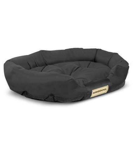 Legowisko kojec owal 115 x 95 cm czarne Prestige AIO CEN-84432