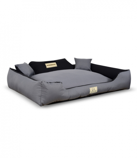 Legowisko rozbieralne antypoślizgowe MM44 115x95cm szare KingDog AIO CEN-84233