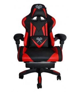 Fotel gamingowy czarno - czerwony Dunmoon DUNMOON 00008979