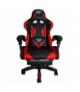 Fotel gamingowy czarno - czerwony Dunmoon DUNMOON 00008979