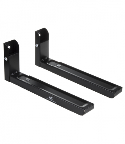 Uchwyt do kuchenki mikrofalowej Maclean, składany, do 30 kg, czarny, MC-915 B Maclean CEN-72454