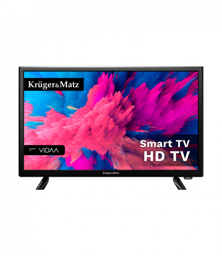 Telewizor 24" smart VIDAA DVB-T2 Kruger&Matz LEC-KM0224-V2