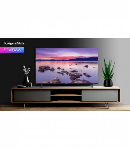 Telewizor Kruger&Matz 55" UHD smart DVB-T2/S2 H.265 Hevc Kruger&Matz LEC-KM0255UHD-V2