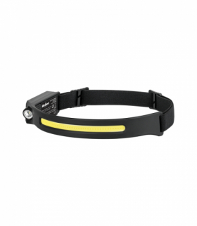 Latarka czołowa akumulatorowa (5W COB+ 3W LED), IPX4, opaska Rebel LEC-URZ0935