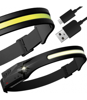 Latarka czołowa LED USB Trizand 21652 00021652