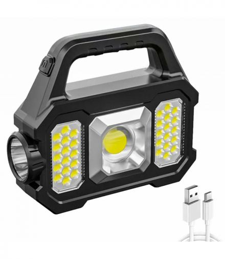 Latarka akumulatorowa powerbank, solarna ATL ZD103