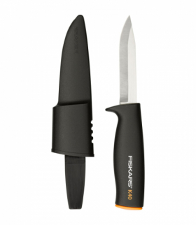 Nóż uniwersalny 225mm ostrze 100mm z plastikową kaburą k40[1001622] Fiskars FS125860