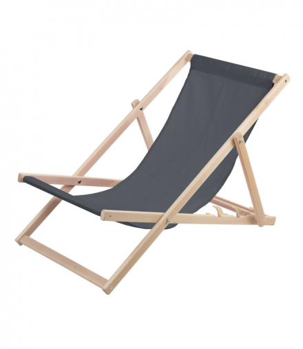 Leżak szary zmontowany WOODOK CEN-87172
