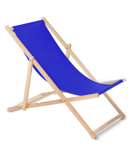 Leżak klasyczny bukowy GB183 ciemnoniebieski GreenBlue CEN-46947