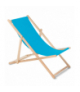 Leżak klasyczny bukowy GB183 błękitny GreenBlue CEN-47623