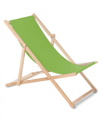 Leżak klasyczny bukowy GB183 groszek GreenBlue CEN-46945