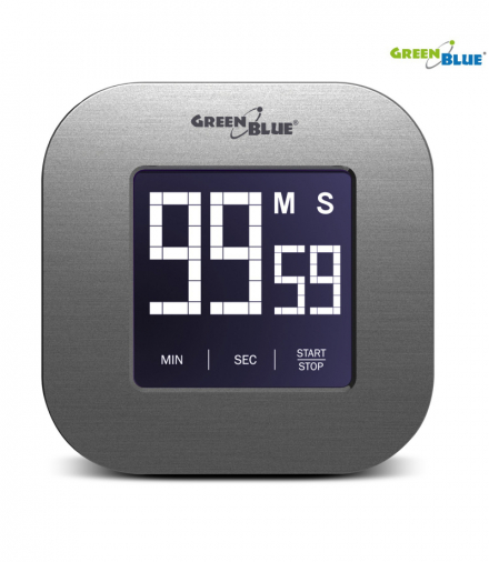 Cyfrowy timer stoper minutnik magnetyczny z dotykowym ekranem GreenBlue GB524 CEN-46005