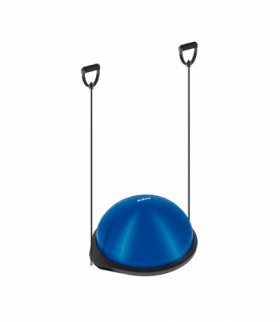 Półpiłka do balansowania, trener równowagi 46cm + pompka, REBEL ACTIVE Rebel LEC-RBA-3104-46