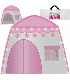 Namiot dla dzieci DOMEK + lampki 23472 KRUZZEL 00023472