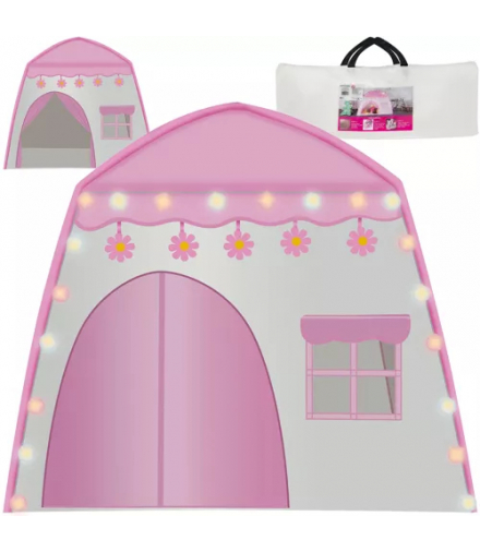 Namiot dla dzieci DOMEK + lampki 23472 KRUZZEL 00023472