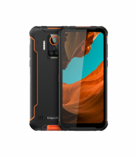 Smartfon Kruger&Matz DRIVE 10, 6,5", 6GB/128GB, 6000mAh, Android 13, 8core MediaTek Helio G85, NFC, czytnik linii papilarnych, IP68, IP69K, Kruger&Matz LEC-KM05002