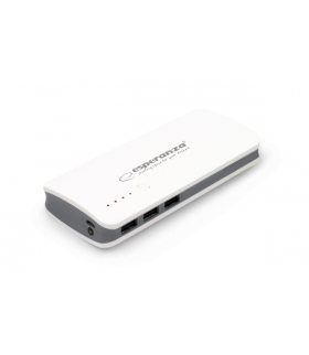 Power Bank 8000mAh Radium biało-szary Esperanza ESP-EMP106WE