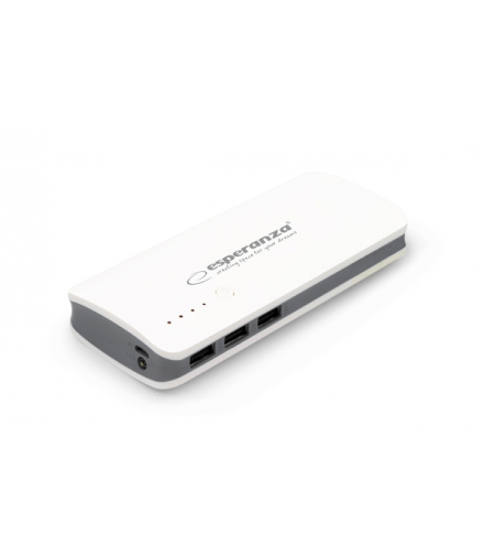 Power Bank 8000mAh Radium biało-szary Esperanza ESP-EMP106WE