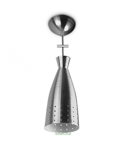 Oprawa wisząca XF-10A, max.60W, kolor srebrny