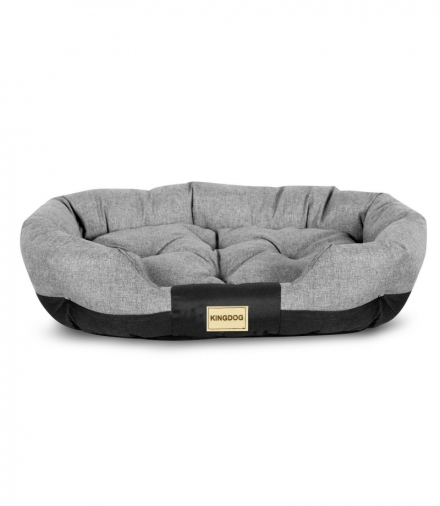 Legowisko kojec owal 115 x 95 cm ciemnoszare Prestige AIO CEN-83985