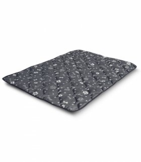 Mata dla psa Kości Srebrne 120 x 80 cm Prestige AIO CEN-84452