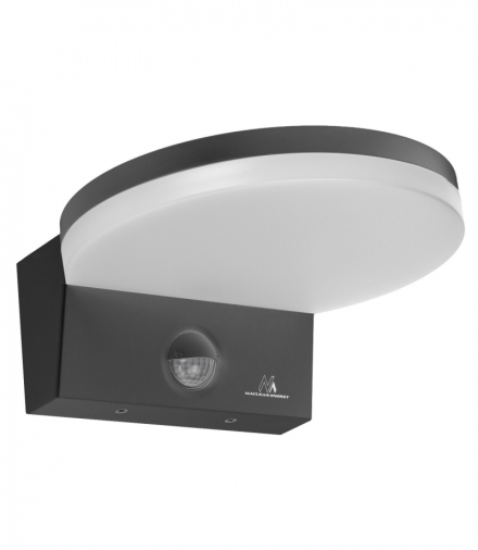 Lampa LED z czujnikiem ruchu Maclean, czujnik ruchu PIR, kolor szary, 15W, IP65, 1560lm, barwa neutralna biała (4000K) MCE344 GR Maclean CEN-85142