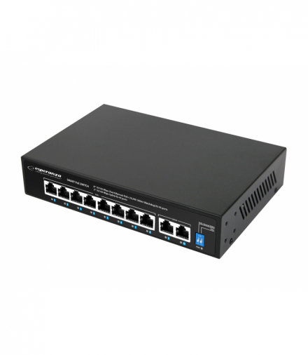Switch 10-portowy poe 10/100 96w spotter Esperanza ESP-ENS106