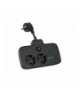 Rozgałęźnik ps-310u 3-gniazda 3xUSB 0.1m czarny 2x1mm przedłużacz Blow 98-233