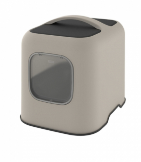 Toaleta dla kota, kuweta zamknieta z drzwiczkami, Rotho Biala cappuccino Rotho CEN-78522