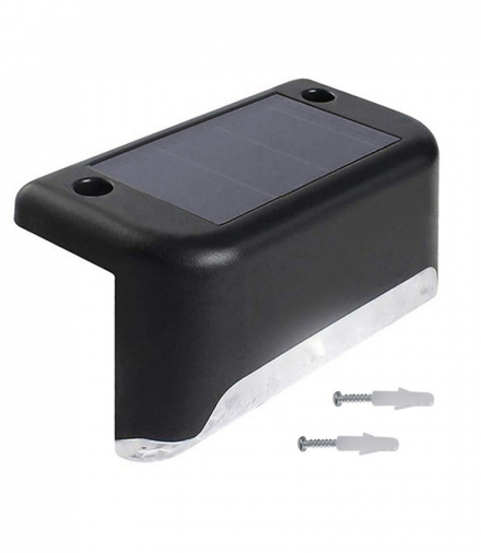 Solarna lampa schodowa tarasowa LED Maclean IP44, 4000K, Ni-MH 100 mAh, 80x45x45mm, czuj. zmierzchu MCE319 Maclean CEN-80122