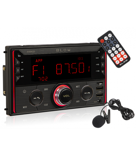 Radio Blow avh-9620 2din rds rgb mp3/usb/micro sd/bluetooth Blow 78-335