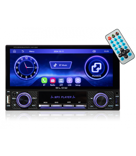 Radio blow avh-686b rds mp3/usb/micro sd/bluetooth Blow 78-355