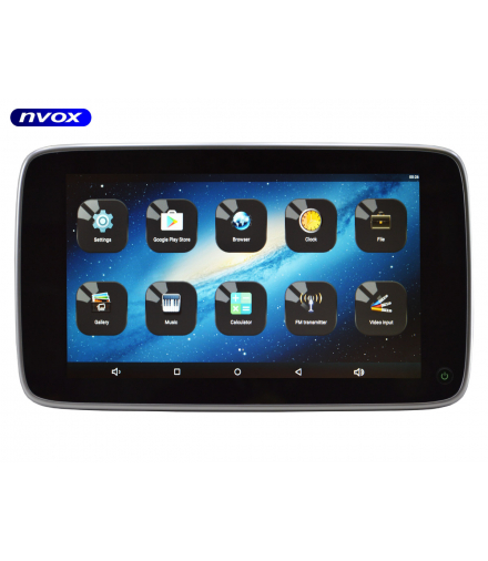 Monitor samochodowy zagłówkowy dedykowany do bmw 12cali led hd z systemem android oraz usb sd fm wifi 12v NVOX DV1177T BMW AND