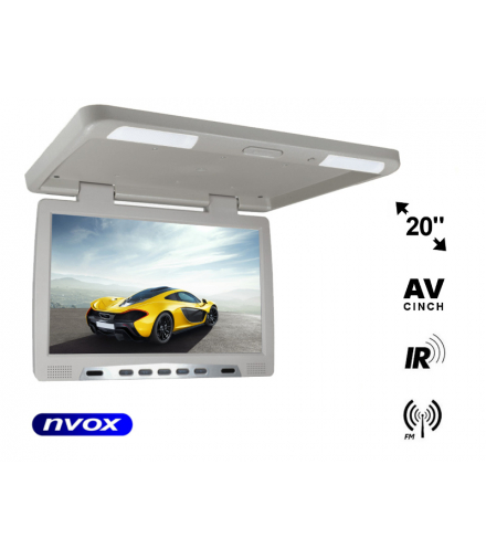 Monitor podwieszany podsufitowy LCD 20cali cali LED FM IR VGA (NVOX RF2090 GR) NVOX RF2090 GR