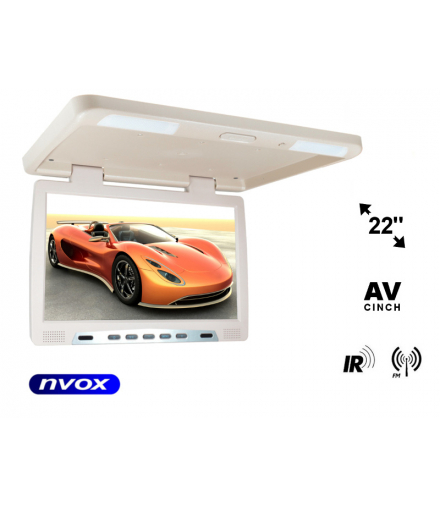 Monitor podwieszany podsufitowy lcd 22cali cale led ir fm vga NVOX RF2289 BE