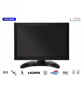 Monitor dotykowy ips open frame led 10cali vga hdmi usb av 12v 230v NVOX OPC1019HT