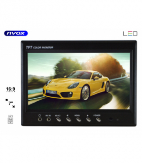 NVOX HT 970 Monitor samochodowy cofania lub zagłówkowy LCD 7cali cali monitoring AV... NVOX HT NVOX HT 970 A