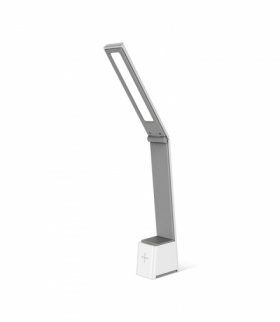 Lampa biurkowa LED 5W składana PURE FLB-110 ANDERS biało-szara Forever Light TFO RTV200044