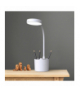 Lampa biurkowa LED 5W z przybornikiem PURE FLB-20 ANGES biała Forever Light RTV200042