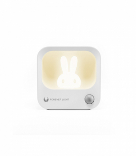Lampka nocna z króliczkiem LED PURE FLC-10 LEA PIR biała 500mAh Forever Light RTV100552