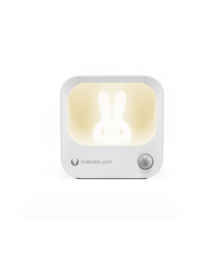 Lampka nocna z króliczkiem LED PURE FLC-10 LEA PIR biała 500mAh Forever Light RTV100552