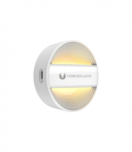 Lampka nocna okrągła LED PURE FLC-20 ALMA PIR biała 500mAh Forever Light RTV200046