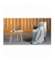 Koc polarowy 130x150 cm szary Teesa LEC-TSA8900-1