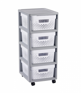 Regał ażurowy Curver 4x11L Infinity biały Curver CEN-46869