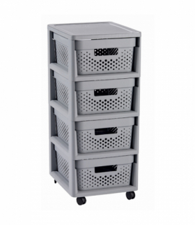 Regał ażurowy Curver 4x11L Infinity szary Curver CEN-46870