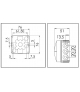 PUSZKA COMBI 108 76x76x51mm IP66 PUSTA BK CZARNA Wiska 10061999