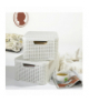 Koszyk z pokrywą Curver Rattan Style M jasny szary Curver CEN-86172