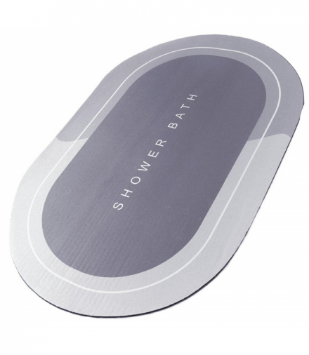 Mata łazienkowa szybkoschnąca szara ATL AG946