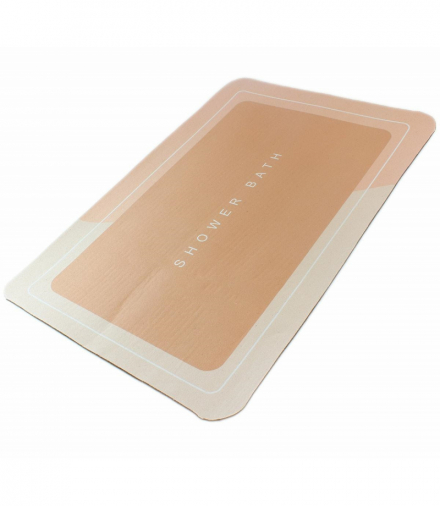 Mata łazienkowa szybkoschnąca brązowa ATL AG947A